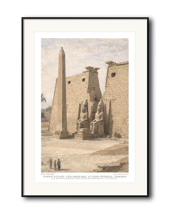 Pylon Luxor Thebes — View 04